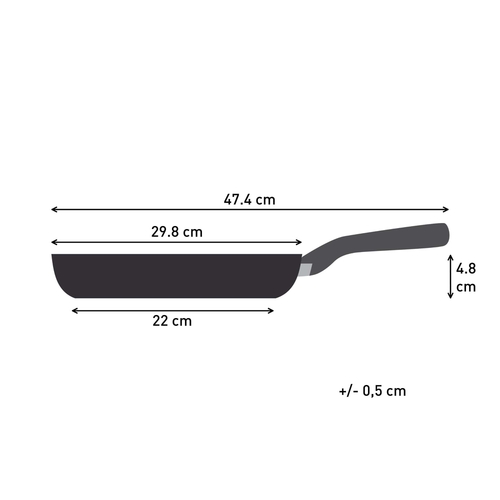Intens'Ceram Stekpanna 28 cm Svart 