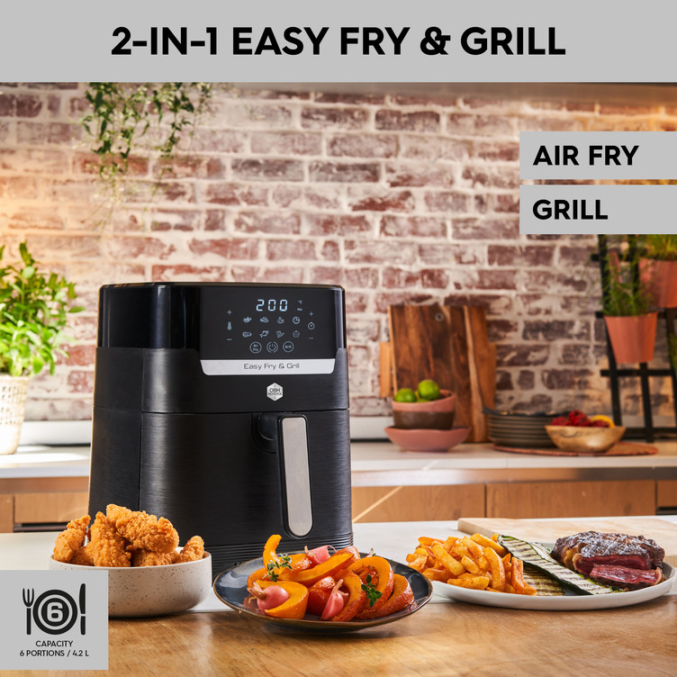 2 funktioner i en air fryer