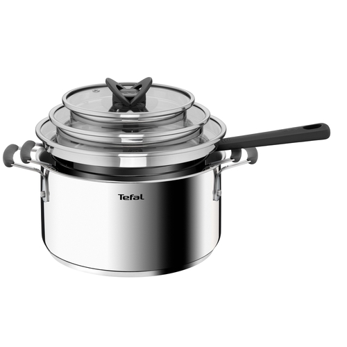 Tefal Opti'space 6 pcs set Grey