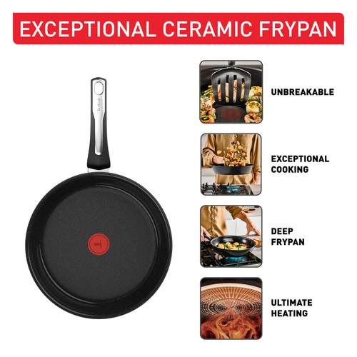 Exceptional Ceramic Stekpanna 28 cm