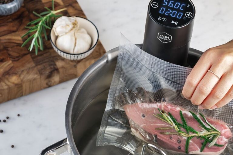 Använd OBH Nordica Vakuumförpackare för sous vide matlagning