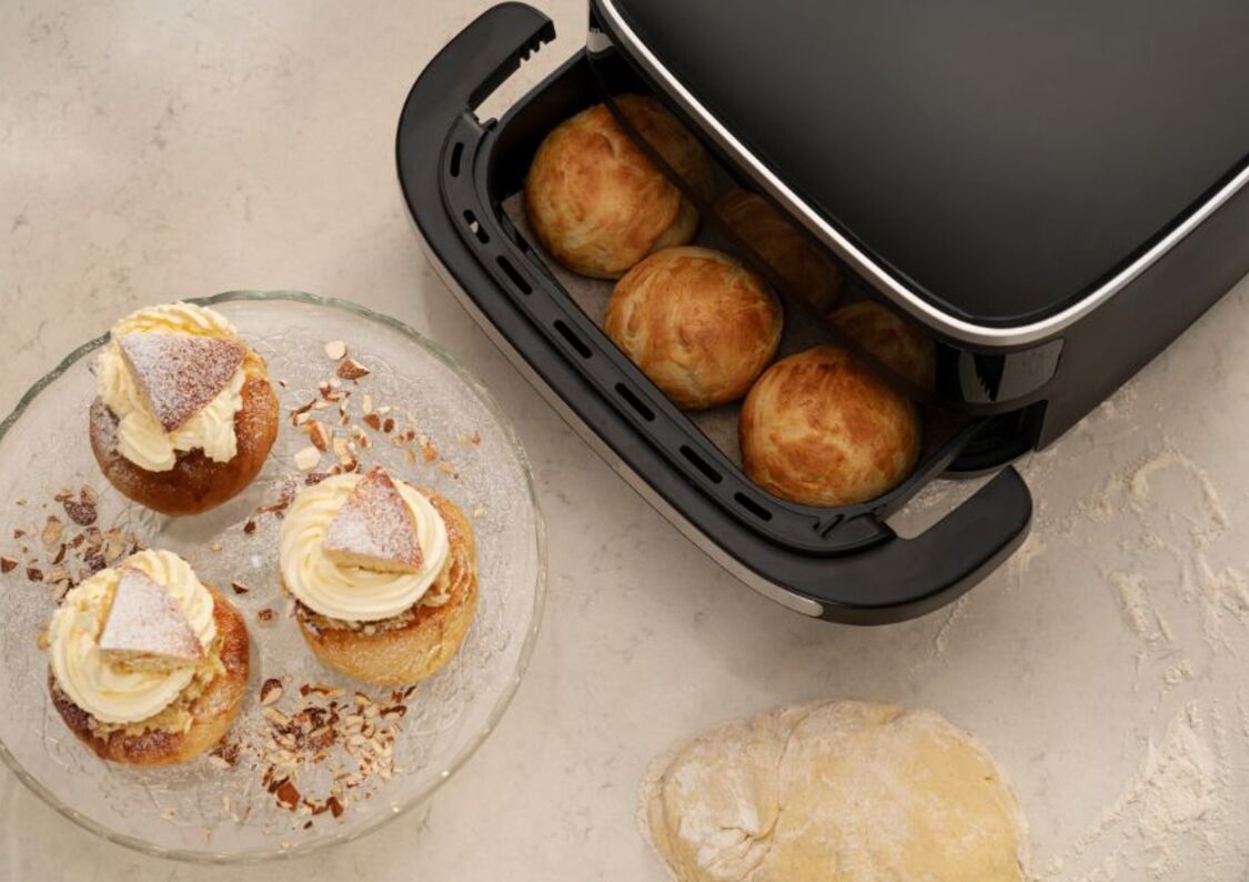 Recept - Klassisk semla i air fryer