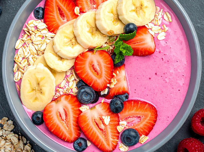 Smoothiebowl med bär