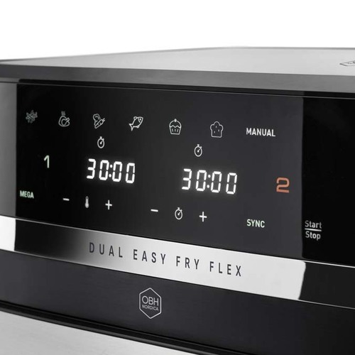 Flex Dual Easy Fry 9L Svart – Air fryer