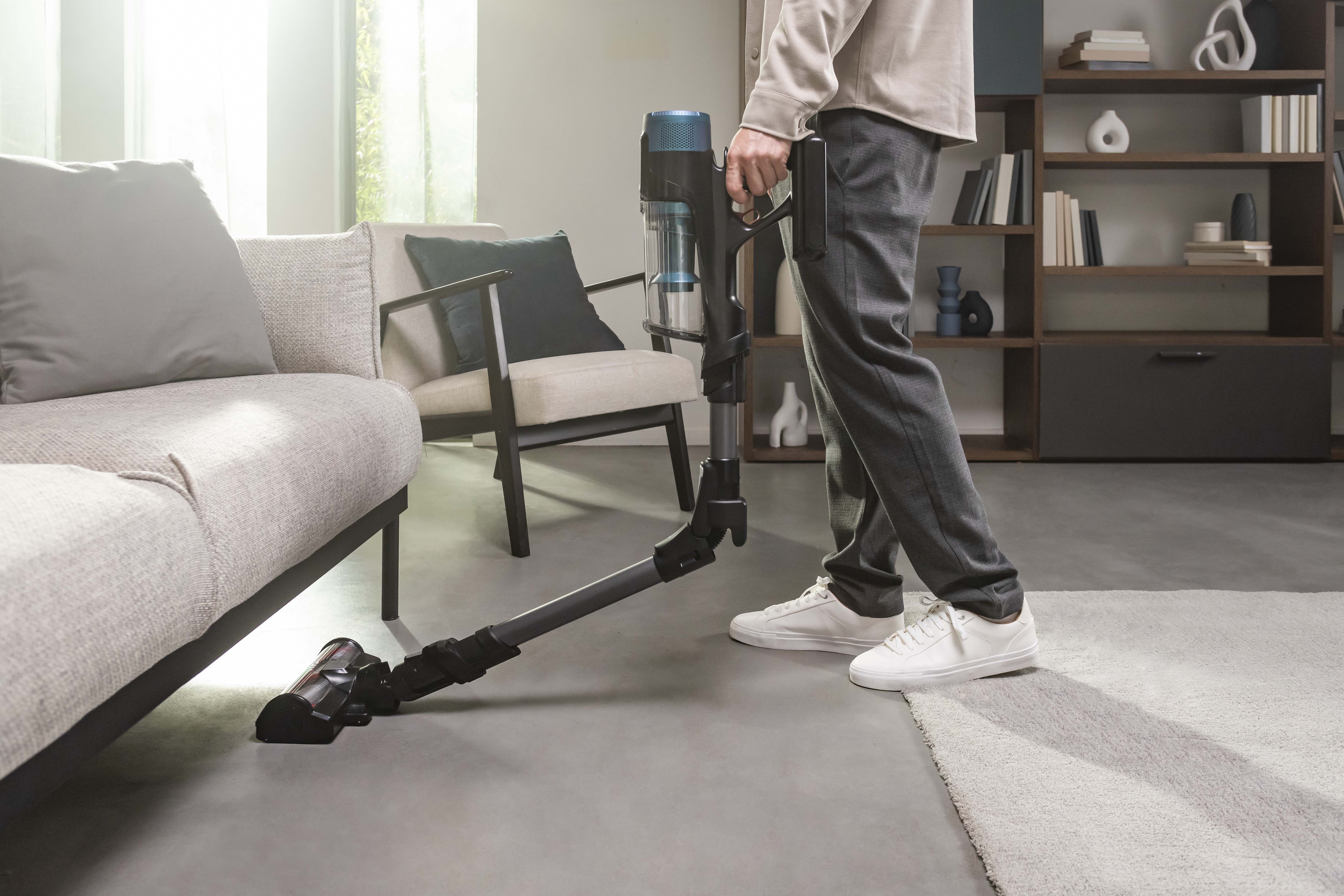 Skydda ryggen med X-Force kategorins flex-teknologi - ergonomiskt och mångsidigt alternativ till traditionella dammsugare