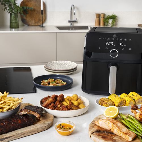 Easy Fry Mega 7,5 L Svart - Air fryer