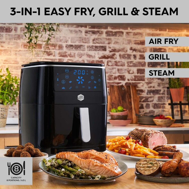 3 funktioner i en air fryer