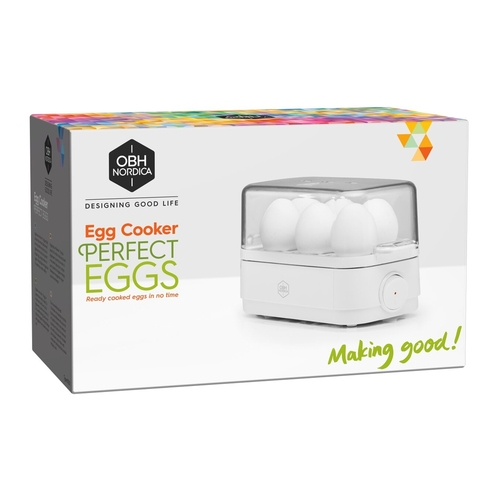 Perfect Eggs Äggkokare Vit 1-6 Ägg 