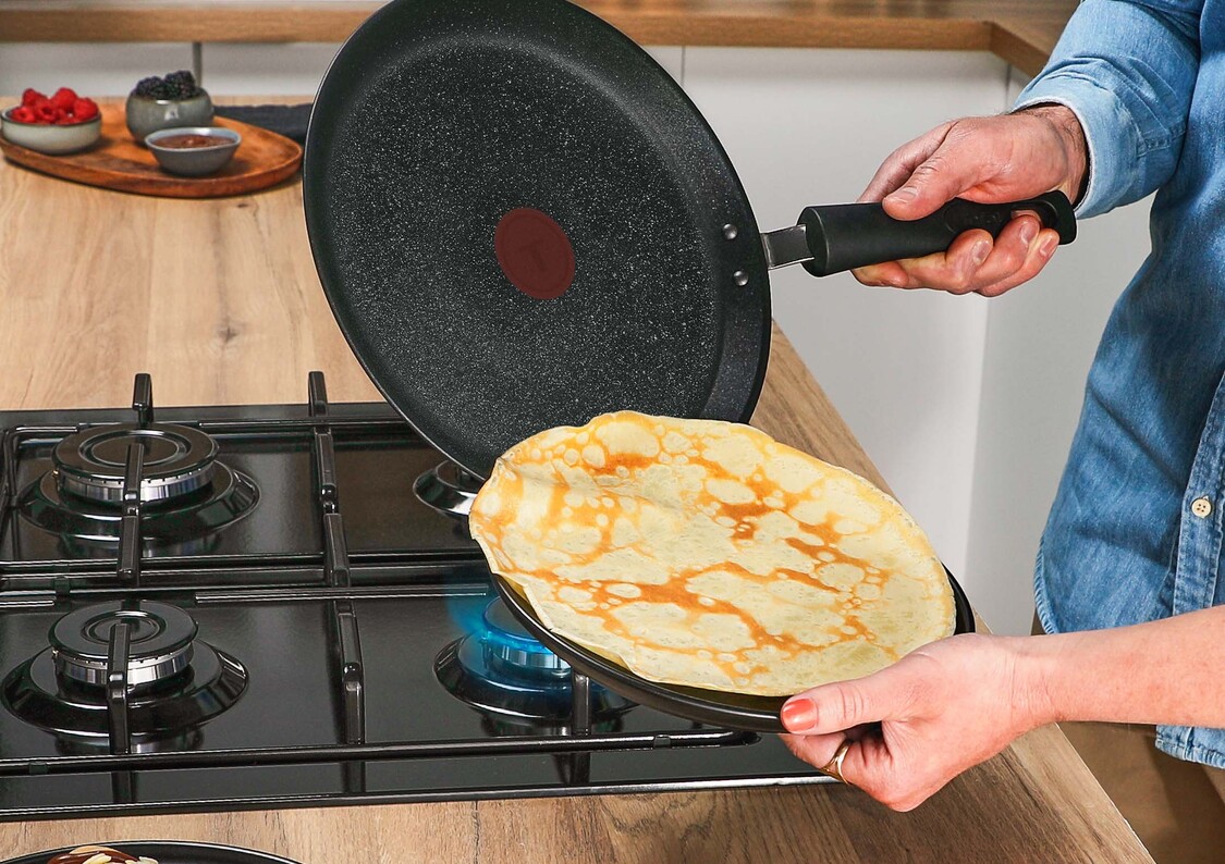 Tefals pannkakspannor kännetecknas av låga kanter- 