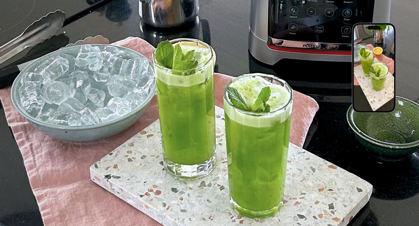 Lemonad med gurka och mynta