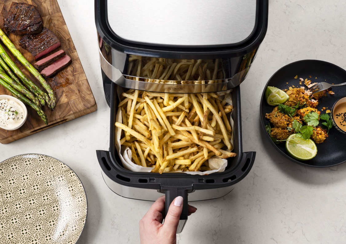 Hur man gör krispiga pommes frites i air fryer