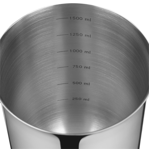 Blandningsskål med lock, 12,5 cm/ 1,5 L i Rostfritt Stål 