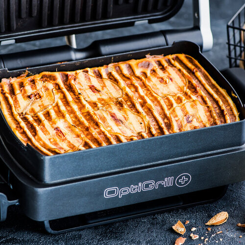 Optigrill+ Snackbricka Bordsgrill Svart Baka 