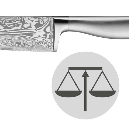 Grand Gourmet Damasteel, santokukniv 18 cm Rostfritt stål 18/10 