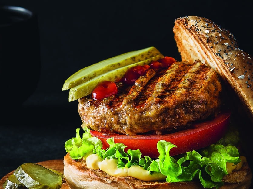 Saftiga grillade hamburgare