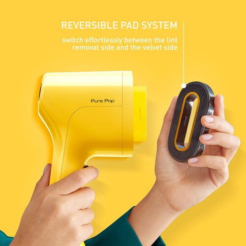 Pure Pop Steamer för kläder Gul