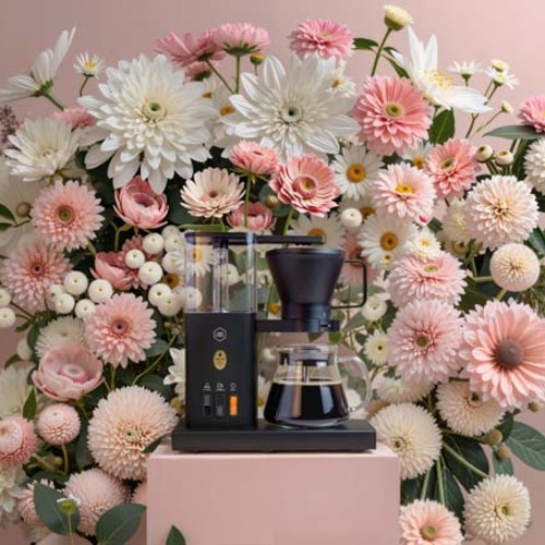 Blooming Aroma kaffebryggare svart 