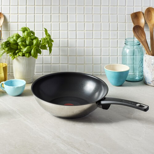 Jamie Oliver Everyday Kitchen Stainless Steel Wokpan 28 cm