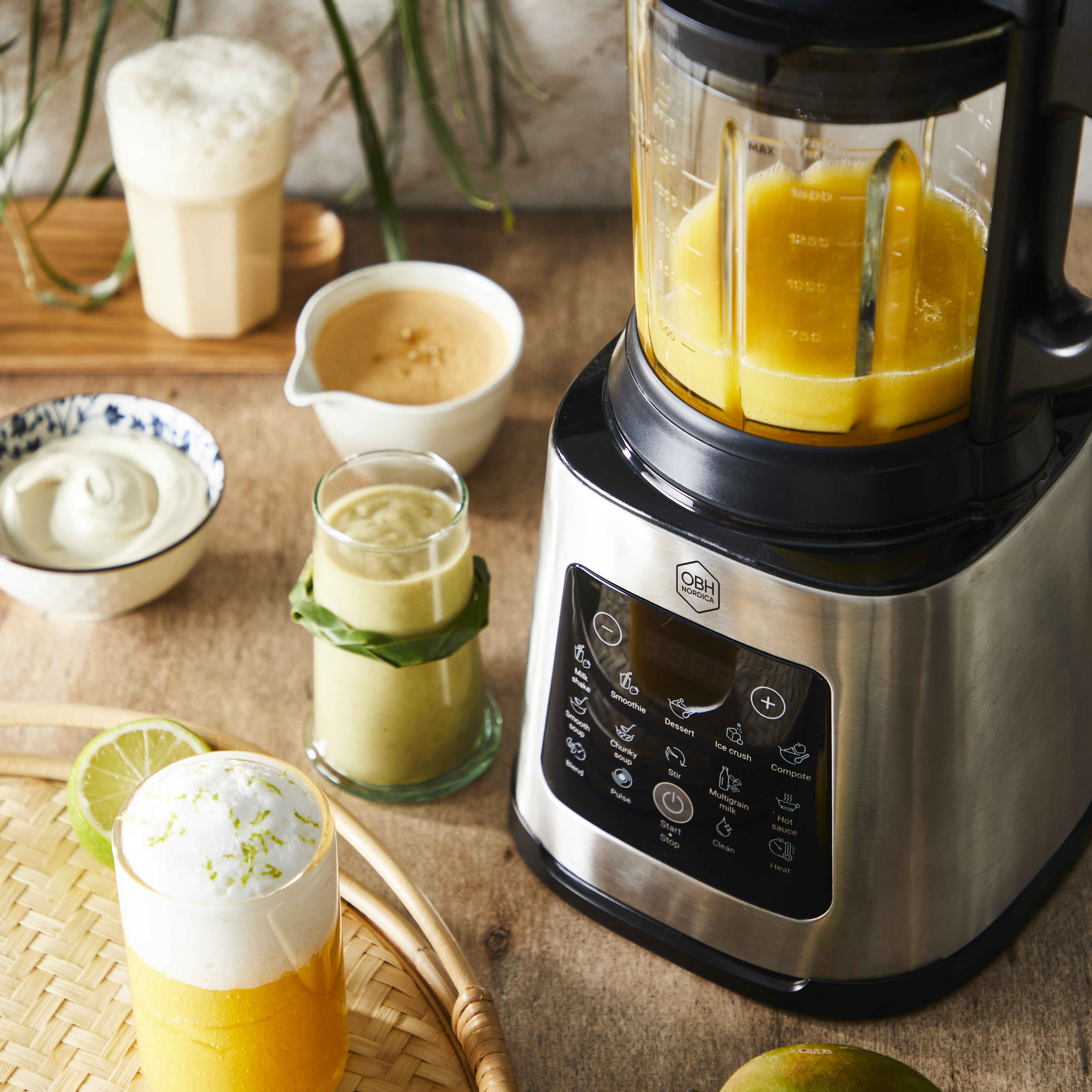 Perfect mix cook blender - Användbar kapacitet: 1,75 L för kallt innehåll, 1,4L för varmt innehåll