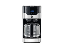 Timer Aroma Kaffebryggare Svart Silver Timerfunktion 
