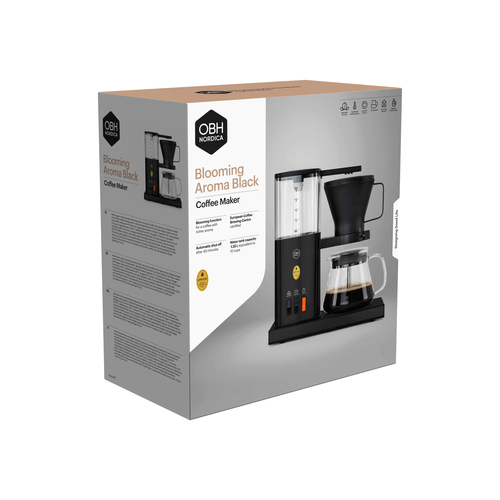 Blooming Aroma kaffebryggare svart 