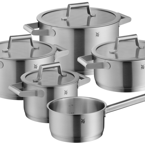 Comfort Line grytset 5 st m. Lock (24/20/20/16/16 cm) stål 