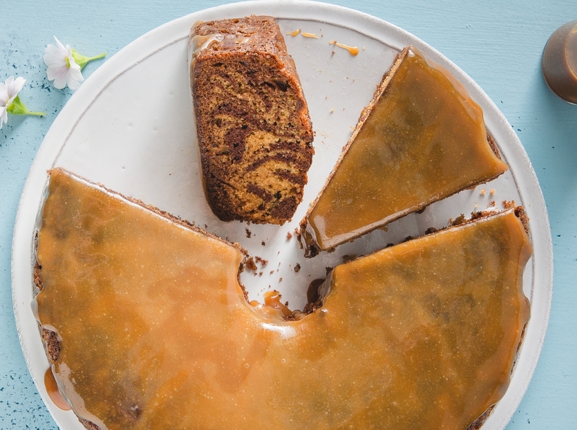 Choklad & karamell kaka i air fryer