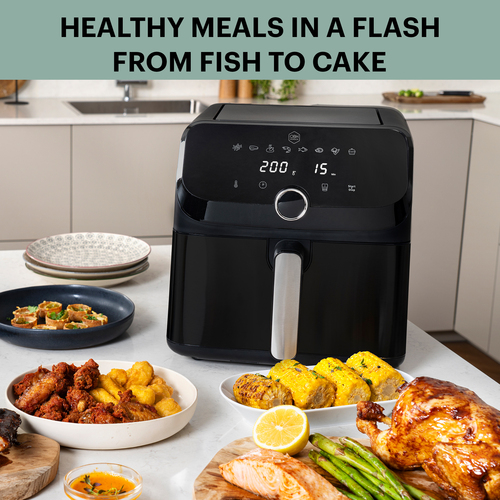 Easy Fry Mega 7,5 L Svart - Air fryer