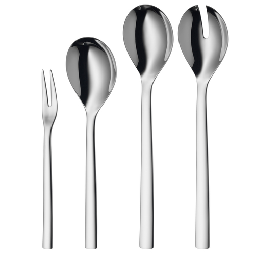 Nuova  serveringsbestick set- 4 delar, 18/10 rostfritt stål 
