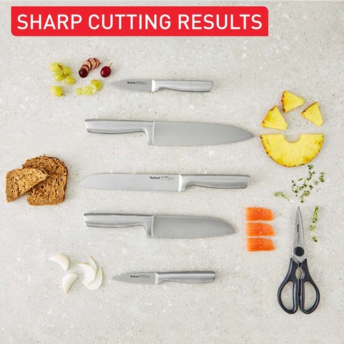 Knivset 6 delar + block, EverSharp Pro Rostfritt stål