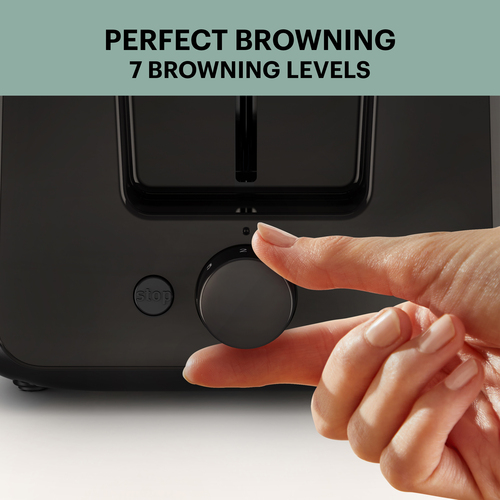 Monaco toaster 2 Slices Black