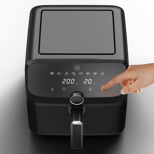 Easy Fry Mega 7,5 L Svart - Air fryer