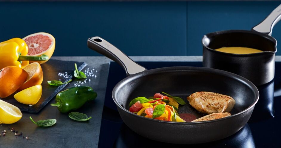 Non-stick PTFE stekpannor och kastruller 