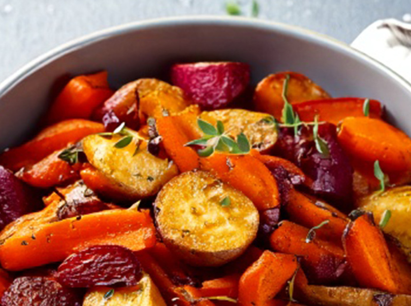 Färskpotatis med rotfrukter