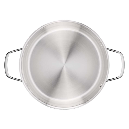 XL Gryta 26 cm/7,7 L med lock, Rostfritt stål Obelagd, Emotion Plus SS 