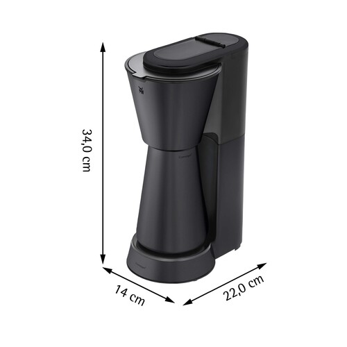 KitchenMinis kaffebryggare  med termoskanna 1-5 koppar, svart 