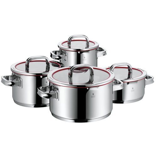 Function 4 grytset 4 st m. Lock (24/20/20/16 cm) Rostfritt stål 