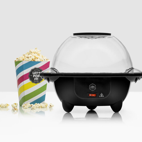 Big Popper Popcornmaskin Svart Non-Stick Beläggning 