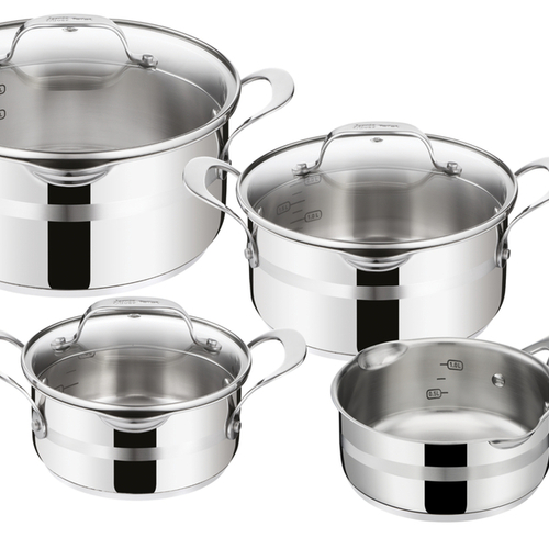 JO Cook Smart Set 7 pieces: Saucepan 16 cm no Lid, Stewpots16/20/24 cm + Lids