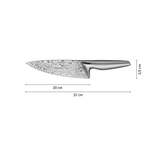 Chef's Edition Damasteel, kökskniv 20 cm Rostfritt stål 18/10 
