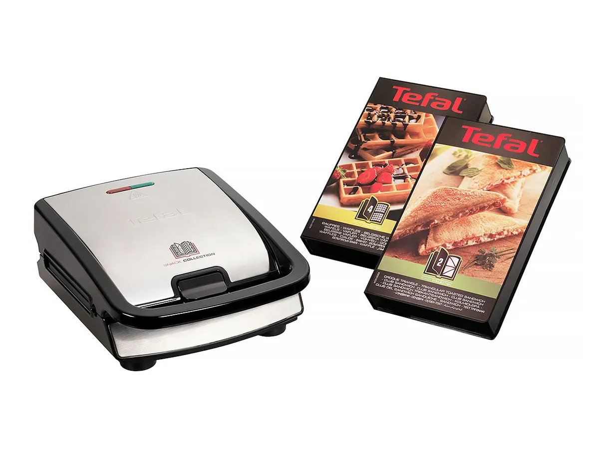 Snack Collection Våffeljärn Smörgåsgrill Smörgåsgrill avtagbara plattor 