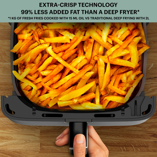 Easy Fry Mega 7,5 L Svart - Air fryer