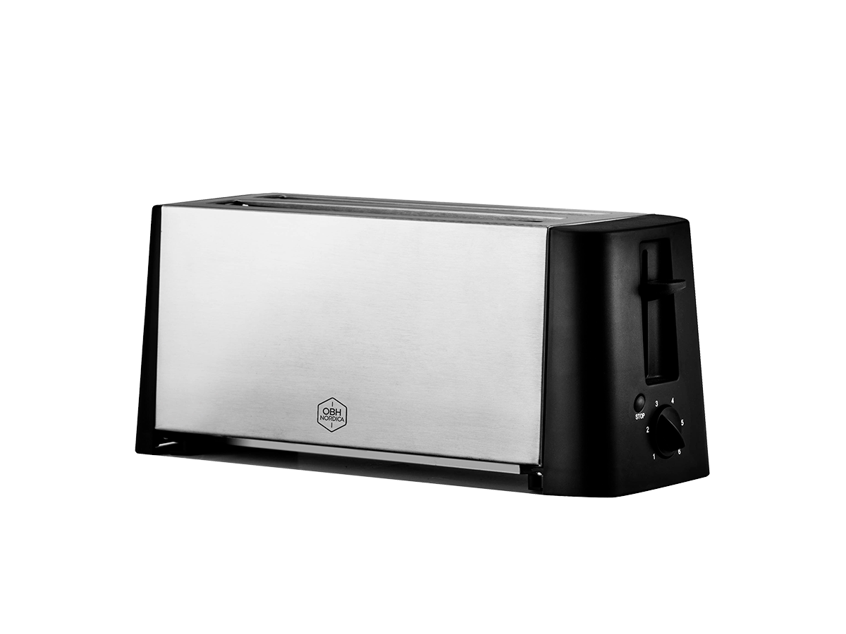 OBH NORDICA Design inox Brödrost 4 Brödskivor Rostfritt Stål 2234