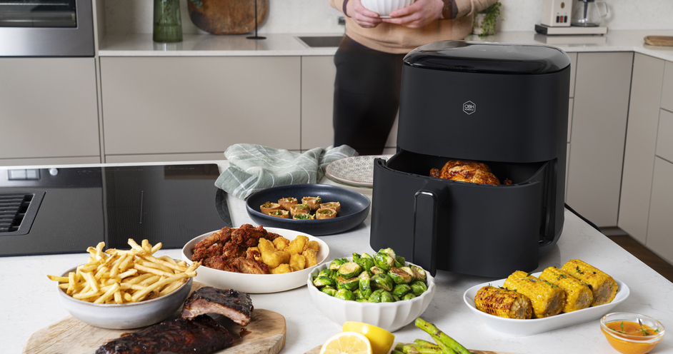 Air fryer med 6 liters kapacitet