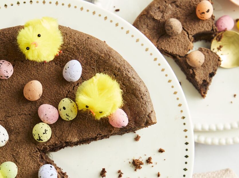 Påskbrownies