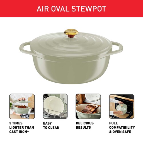 AIR Soft Light Gryta Oval 20x23 cm / 5,7 l.