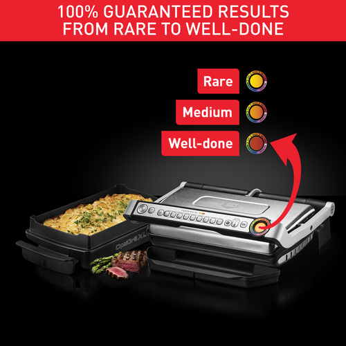 Optigrill XL Bordsgrill Rostfritt Stål Baka 