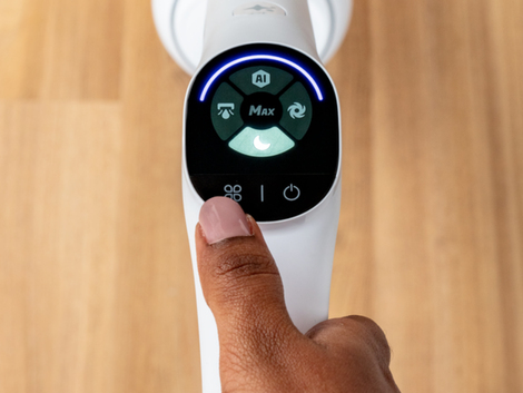 X-Clean 10 är utrustad med digitala kontroller och en LED-skärm