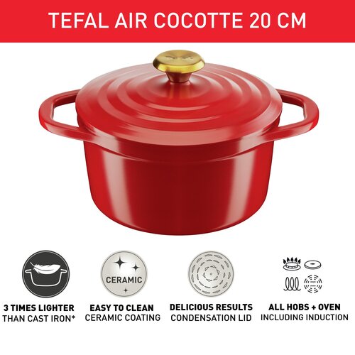 AIR Gryta 20 cm / 3,1L Röd 