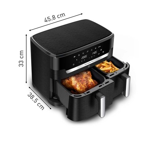 XXL Dual Easy Fry 11 L Svart - Air fryer